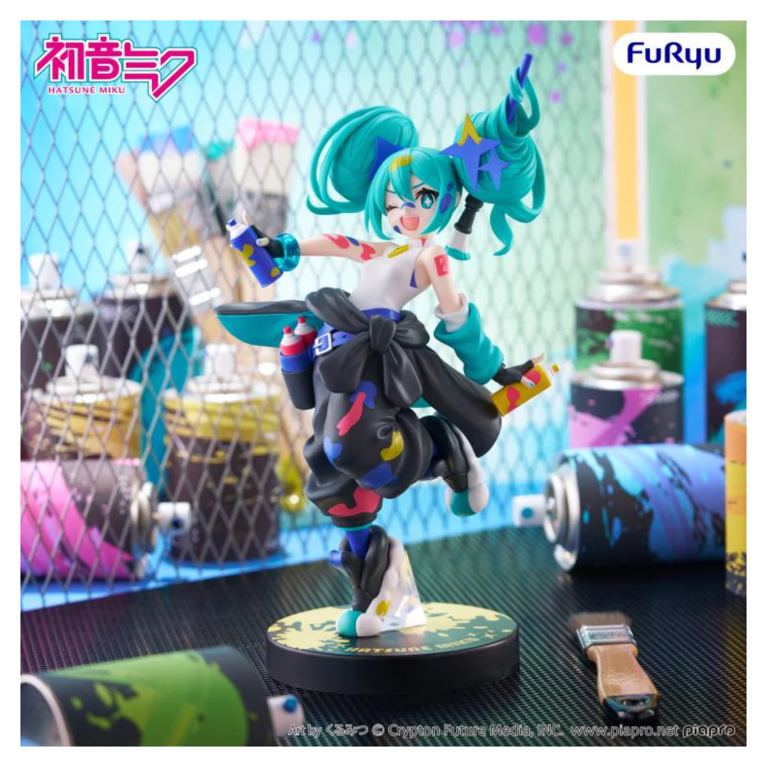 Vocaloid Muchute Hatsune Miku (Paint Girl Another Color Ver.) Figure (Pre Order)